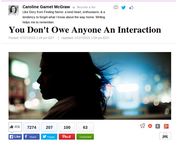 You Don't Owe Anyone An Interaction
