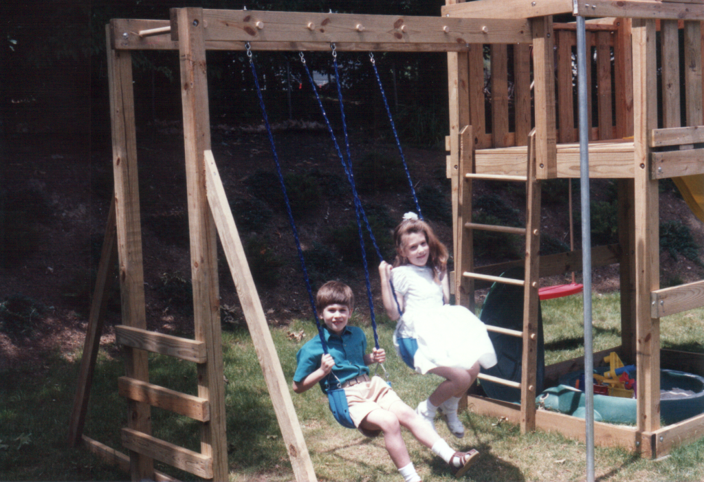 Living authentically, playing on the swings