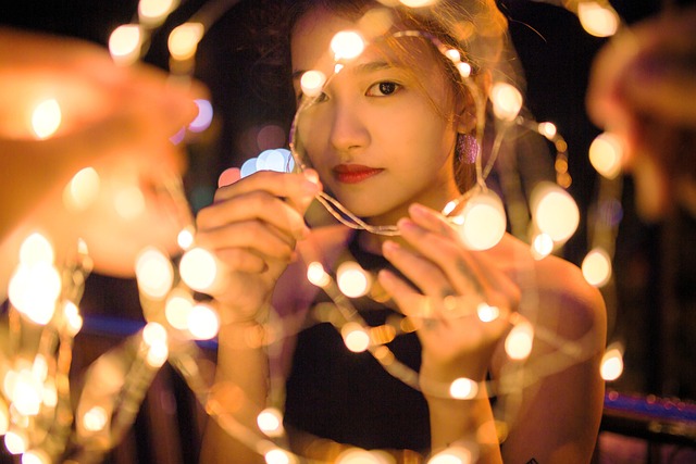 What should I do with my life, woman with lights