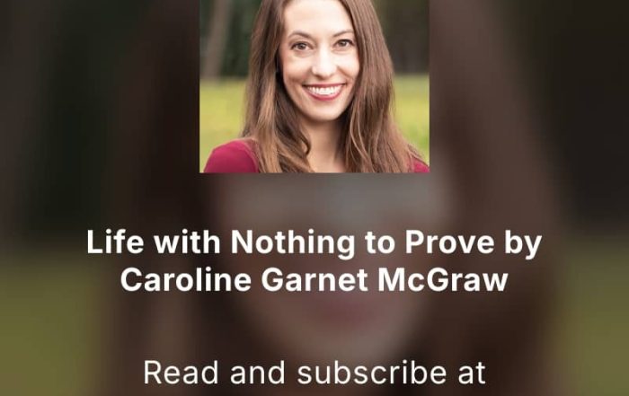 Life With Nothing to Prove, on Substack